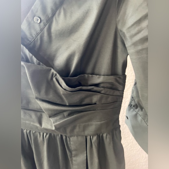 WHBM Open Neck Poplin Midi Dress size 4 - Picture 8 of 8